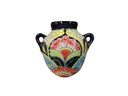 TALAVERA HALF JAR WITH HANDLE, 7.0"X3.5", SOLD IN CASE OF 8