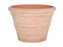 ROLL RIM PLANTER, ITALIAN TERRA COTTA, 21.5"X15.0"