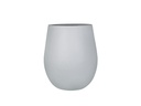 MED-HIGHT COCO TRUNK PLANTER LIGHT GREY POLY - RESIN POTS 23.5"x27.5"