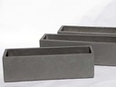 HAMPTON PATIO BOX, CONCRETE LIGHT GRAY, 31.5"X7.0"X7.0", SOLD IN CASE OF 4