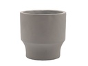 ART DÉCOR ROUND PLANTER, CONCRETE LIGHT GREY, 5.0"X5.0" SOLD IN CASE OF 8