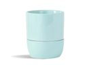 URBAN DWELLER SELF-WATERING POT, PASTEL LIGHT GREEN, 5.0"X5.5", CASE OF 8