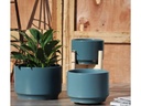 LARGE VENUS PLANTER, TWILIGHT BLUE, SET OF 3-  12"X8.5", 10"X7", 8"X6"