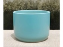 LYNX PLANTER, AQUAMARINE SATIN, SET OF 3- 16.0"X12.0", 13.0"X10.0", 10.0"X9.0"