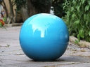 DECORATIVE SPHERE, 12.0", HYGRANGEA BRIGHT