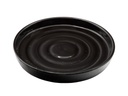 SAUCER, SABLE BLACK, OD 12", ID 10.5"