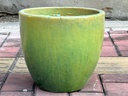 MANDEVILLA TAPERED PLANTER, PAPAYA, SET OF 4- 18"X17.5", 15"X12.5", 11.5"X10.5", 7.5"X6.5"