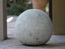 DECORATIVE SPHERE, CORAL WHITE, 19.5