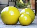 DECORATIVE SPHERE, CANARY YELLOW, 19.5