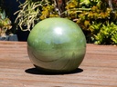 DECORATIVE SPHERE, MOSSY GREEN, SIZE A, 15.0"