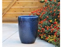 TALL MILANO CONE PLANTERS, SOLSTICE BLUE, SET OF 4- 21.5"X27.0", 17"X23", 13"X18", 11"X14