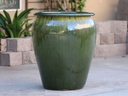 URN SMOOTH FINISHED, FERN GREEN, X-LARGE - 32.5" X 36.5"