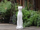STANDING CAT, WHITE NO SPECKLE, 8.5'' X 26.0''