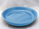 ROUND SAUCER, FALLING AQUA, OD 23", ID 19"