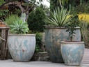 MANAROLA PLANTER, ATLANTIS SKY, SET OF 3, ABC, 30.0"X29.5", 21.5"X25.0", 17.0"X20.0"