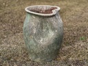 CHATEAU CONCAVE PLANTER VERDIGRIS, 18.0"x23.0"