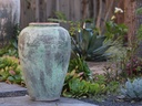 ANCIENT WINE JAR, VERDIGRIS, - 16.0" X 26.0"