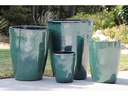 PAMPLONA PLANTER, JADE, SET OF 4- 22.0"X27.0", 18.0"X23.0", 14.0"X18.0", 11.0"X13.5.0"